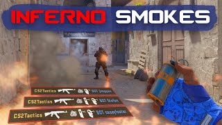 CS2 Inferno  NEW Smokes for ASITE after the update [upl. by Assenab]