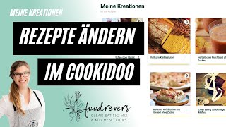 Meine Kreationen Thermomix Cookidoo  Eigene Rezepte  Im Cookidoo ändern [upl. by Columbus]