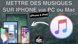 METTRE DES MUSIQUES SUR IPHONE via PC ou Mac iPad [upl. by Genesia]