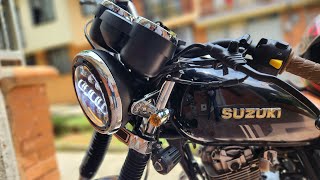 ‼️ Suzuki GN125 MODIFICADA De Moto Básica a Bestia Incontenible [upl. by Ardnuhsal385]