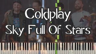 Coldplay  A Sky Full of Stars Piano Tutorial [upl. by Ognimod]