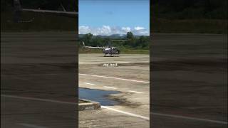 Robinson helicopter landing 🚁aviation pilot aircraft ytshorts my nest [upl. by Einahpad]