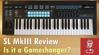 Novation SL MkIII MIDI Keyboard Review Is it a gamechanging controller 49SL MK361SL MK3 [upl. by Knowles]