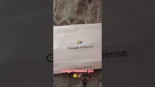 Google Adsense pin aa gaya 🥰🥳🎉shorts short googleadsense trending trendingshorts viralvideo [upl. by Weismann]