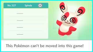 Spinda BANNED From Pokémon Home [upl. by Adnoval]