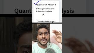 Qualitative and Quantitative Stock Analysis in Tamil  Fundamental Analysis of Stocks [upl. by Allie346]