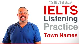 IELTS Listening Practice  Spelling Test  Town Names [upl. by Aura]