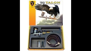 Paasche Airbrush Compressor and TG Talon Airbrush Assembly [upl. by Jacquelynn]