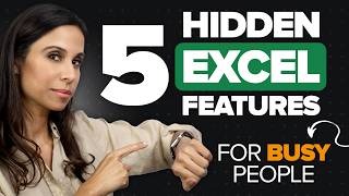 Excel TimeSavers  5 Hidden Features for Busy People [upl. by Prentice]