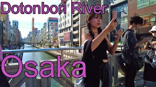 【Osaka Walk🐈】Osaka Dotonbori 4K [upl. by Estrin]