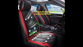 Ventilated Car Seat Cover Ownership Review Video INR 4999  After market ventilated seat cover [upl. by Alial]