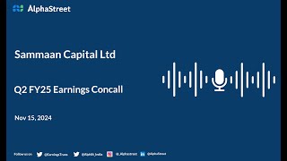 Sammaan Capital Ltd Q2 FY202425 Earnings Conference Call [upl. by Rodrich]