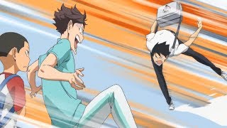 Kageyama asks Oikawa for help Haikyuu Funny Moment [upl. by Rothenberg264]