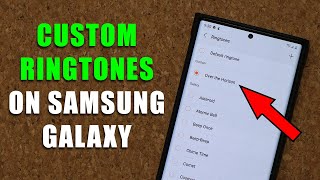 How to Set ANY Song as Custom Ringtone on your Samsung Galaxy Smartphone [upl. by Furiya]