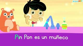 Pin Pon es un muñeco Karaoke  Musica infantil para bebes y niños [upl. by Leiad]