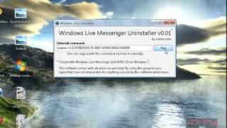 tutorial de como desinstalar msn totalmente [upl. by Ecnerat]