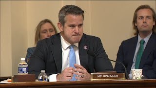 IL Rep Adam Kinzinger gets emotional during 1st Capitol riot hearing  ABC7 Chicago [upl. by Dent]