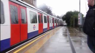 Converted HD District Line CStock 076 at West Brompton 30122009 [upl. by Atsirhc]