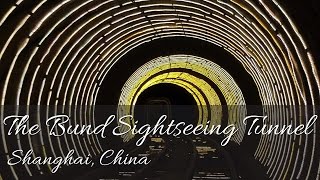 The Bund Sightseeing Tunnel  Shanghai China HD [upl. by Herwin654]