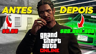 Começando do zero no GTA ONLINE EM 2024  DO ZERO AO MILHÃO 1 [upl. by Hort613]