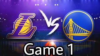 Warriors vs Lakers NBA 20 Playoffs Round 1 Game 1 [upl. by Schriever]