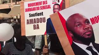 Mansour Ba et le Mouvement des Jambaars du Sénégal en caravane aux PA pour soutenir Amadou Ba [upl. by Aicnilav324]