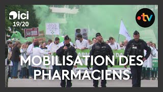 Mobilisation des pharmaciens les revendications auprès de lAgence Régionale de la Santé à Lille [upl. by Suzan259]