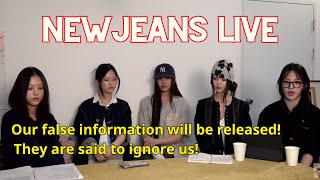 ENG SUBfull liveNewjeans reveals the truth Hybe ignored them  The only way they can do now [upl. by Cleavland479]