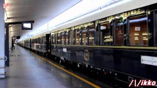 Venice Simplon Orient Express in partenza da Firenze SMN 91110 HD [upl. by Guild]