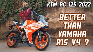 2022 KTM RC 125 Review  All Show No Go [upl. by Dahsar]