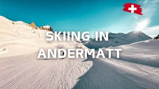 Skiing in Andermatt Switzerland [upl. by Camala]