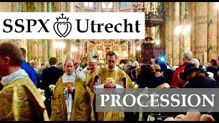 Traditional Latin Pontifical Mass  Final Procession [upl. by Florrie967]