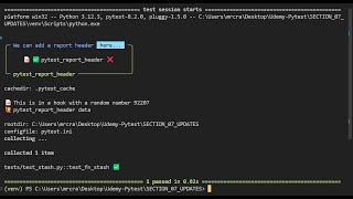 PyTestFullStack 06  How to modify the CSV output report [upl. by Arel545]