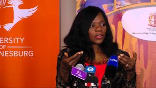 Adv Thuli Madonsela speaks at the 2nd UJ Young African Leaders Forum [upl. by Aslin]