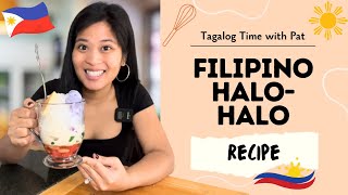 Filipino Halo Halo Recipe  Easy Filipino Recipes [upl. by Nisa]