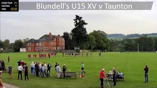 Blundells School U15’s National Cup Game v Taunton [upl. by Odab792]