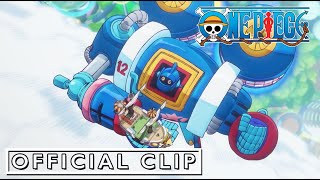 One Piece  English Dub Clip  The Straw Hats Arrive on Egghead Island [upl. by Thgiwd84]