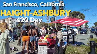 4K San Francisco HAIGHT  ASHBURY During 420 Day 2023 [upl. by Marshall536]