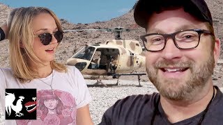 Burnie Vlog Machine Gun Helicopter [upl. by Anihsat]