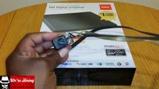 RCA FLAT DIGITAL ANTENNA UNBOXING amp TESTING [upl. by Samoht786]