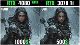 Rtx 4080 Super Vs Rtx 3070 Ti  test in 20 games 1080p  2k  4k [upl. by Soutor475]