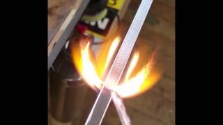 Flame Polishing an Acrylic Panel [upl. by Leamaj124]