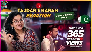 Indian Reaction TAJDAREHARAM  Atif Aslam  Coke Studio Season 8  Chaitime Reaction [upl. by Enelyahs]