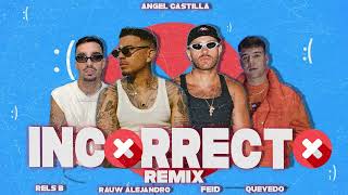 Rauw Alejandro Feid  INCORRECTO Por que que que que Quevedo Rels B REMIX IA VIDEO LYRIC [upl. by Lede987]