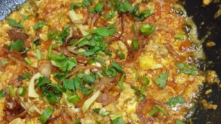 Egg amp Maghaz fry masala  Bheja Fry Recipe ❤️ [upl. by Noiztneb]