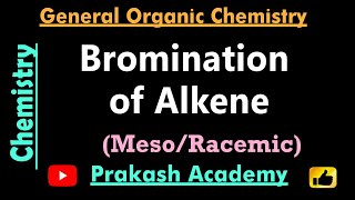 Alkene Reaction of Bromine on Alkene [upl. by Fleurette846]