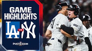 Dodgers vs Yankees World Series Game 4 Highlights 102924  MLB Highlights [upl. by Derreg]