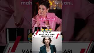 Hazal Kaya quotTutuluyorum O Tiplere😂quot komik shorts [upl. by Aicaca]