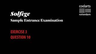 Solfège  Sample Entrance Examination  Exercise 310 [upl. by Repsag]