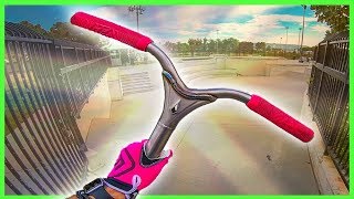 TESTING WORLDS LIGHTEST ENVY SCOOTER AT SKATEPARK [upl. by Lepine8]